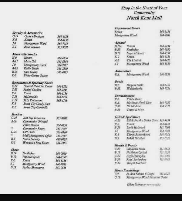 North Kent Mall - Random Shots From Facebook Group (newer photo)